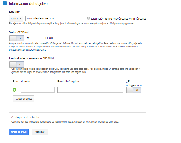 Google Analytics embudos de conversion 2 orientadorweb
